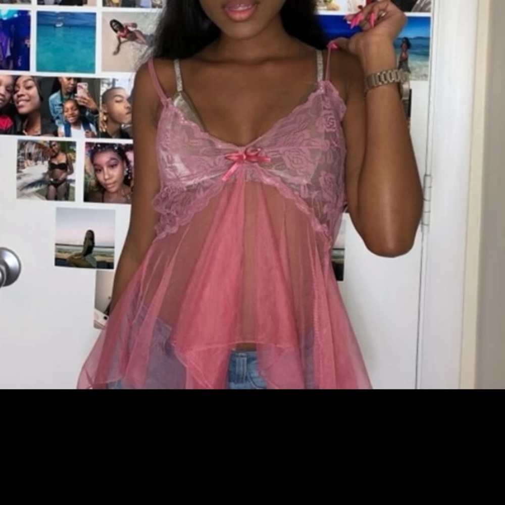 Y2K lingerie top